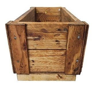 Imagen 8 de 10 de Maceta De Madera Tipo Jardinera De Barrote Chica