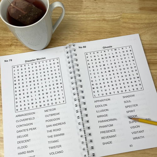 Libro De Rompecabezas De Búsqueda De Palabras Con Letra Gran
