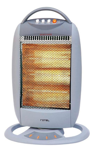 Calefactor Halogeno Oscilante Rotel Nsb-99y 800w 3 Tubos Eh