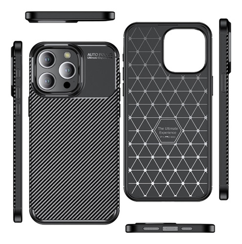 Capa Preta Com Tema De Besouro Para iPhone 16/15