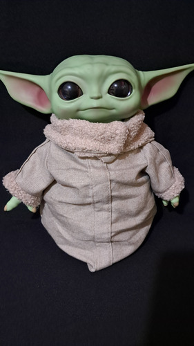 Peluche Baby Yoda (star Wars) Verde Claro (Usado)