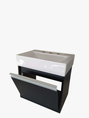 Imagen 5 de 6 de Vanitory Flotante Con Mesada Loza