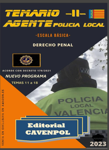 Libro: Manual Ii Oposicion Agente Policia Local Ccaa Valenci