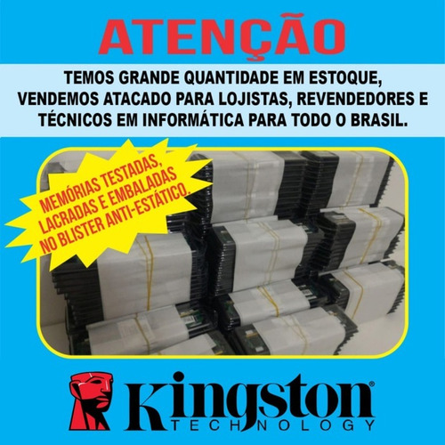 Memória Kingston Ddr2 2gb 800 Ou 667 Mhz Desktop Kit C/10