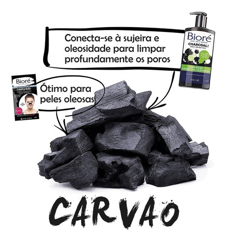 Imagem 4 de 4 de Biore Deep Charcoal Liquid Pore Cleanser 338 Ml
