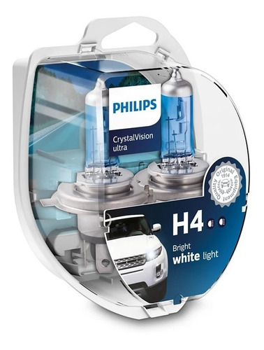 Lampada H4 Philips Crystal Vision Ultra 60/55w 12342cvusm