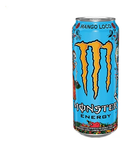 Energizante Monster Mango Loco Lata 473 Ml Pack X 6