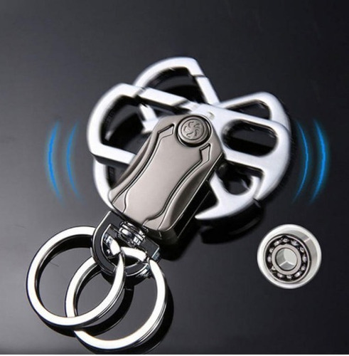 Imagen 6 de 8 de Llavero Para Auto, Automóvil, Coche, Con Spinner Giratoria