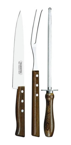 Kit Parrillero Tramontina Para Carne Asada 3 Piezas
