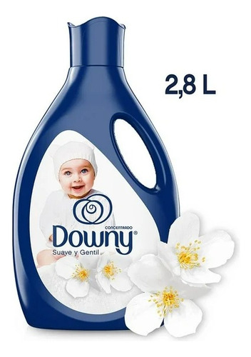 3 Pzas Suavizante De Telas Downy Suave Y Gentil Para Ropa De