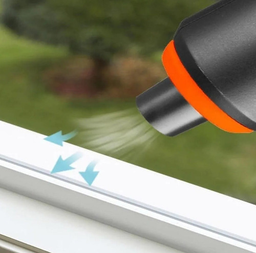 Aspiradora De Mano Portatil Inalambrica Para Auto Usb Hogar Negro