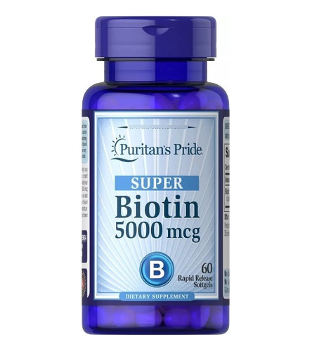 Biotina Biotin 5000mgc Puritans - Unidad a $633