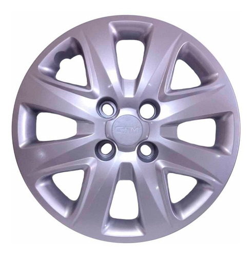 Imagem 2 de 2 de Kit 4 Calota Roda Ford Ka E Sedan Ka 2015 2018 Aro 14 Prata