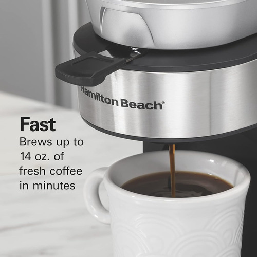 Cafetera Scoop Hamilton Beach Fácil Uso Una Porción Renewed (Reacondicionado)