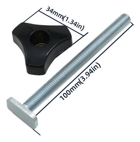 Juego De Tornillos Y Tuercas Tipo T De Acero Inoxidable De 8