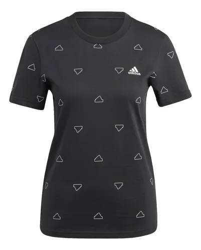 Camiseta Essentials Monogram Ajustada Estampada Is4076 Adida