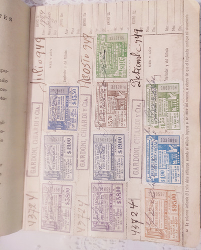 Antigua Libreta De Afiliado Peronismo 1949 (Usado)