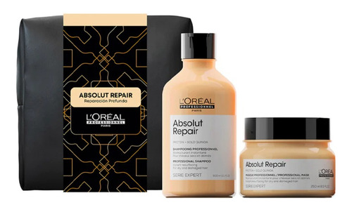 Absolout Repair Pack Shampoo 300 Y Máscara 250 Loreal Profes