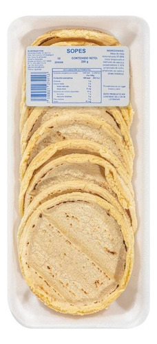 6 Pza Sopes 10 Pzas