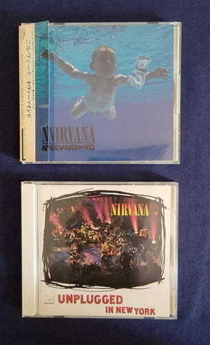 Nirvana Nevermind + Mtv Unplugged 2cd Ed. Japón, No In Utero (Usado)