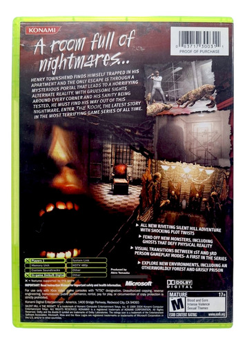 Silent Hill 4 The Room Xbox Clásico (Reacondicionado)