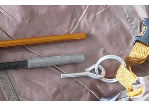 3 Al Camping Senderismo Toldo Carpas Anillos Conector - 2