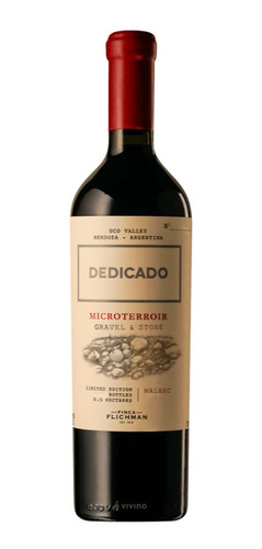 Vino Dedicado Microterroir  Malbec 750ml. - Gravel & Stone