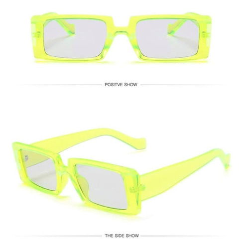 Gafas De Sol Rectangulares Para Mujer, Estilo Retro De Los A