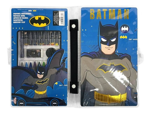 Set De Arte Batman Con Marcadores Crayones Mundo Manias