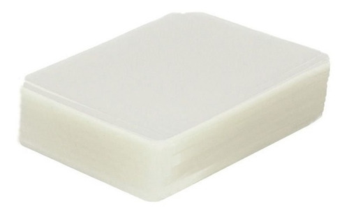 Plástico Transparente Durável P/ Plastificar Crachás - 100un