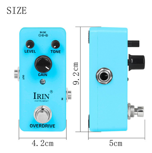 Overdrive Pedal De Guitarra Elétrica Overdrive Pedal