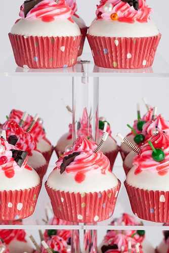 Mz Suporte De Acrílico Para Cupcakes