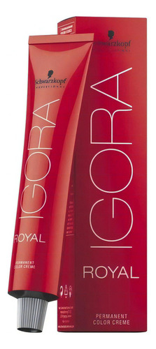 Tintura de cor permanente Igora Royal Schwarzkopf/Kuzz Tone 7-1