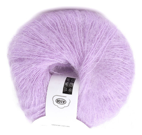 Popular Suave Mohair Pashm Punto Angora Hilo De Lana Largo C