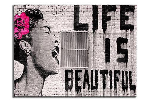Banksy Life Is Beautiful Modern Gallery Wrapped Giclee ...