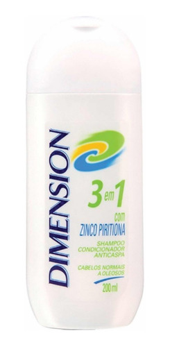 Kit 6 Shampoo Dimension  Anticaspa 200ml Normais A Oleosos