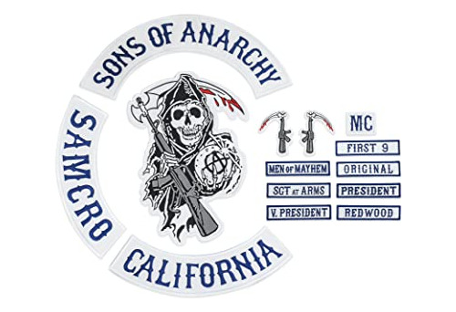 Sons Of Patch Anarchy Biker Parches Traseros Para Motociclet