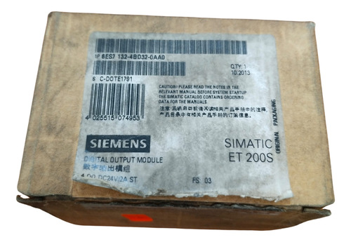 Siemens 6es7 132-4bd32-0aa0 Digital Output Caja Con 5 Piezas