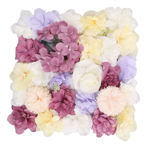 Paneles Artificiales Con Rosas De Seda Para Pared De Flores,