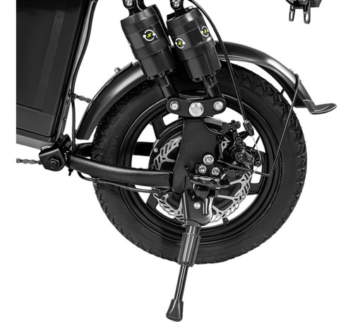Bicicleta E-be Electrica Plegable E-flex Pro 750w 35km/h Color Negro