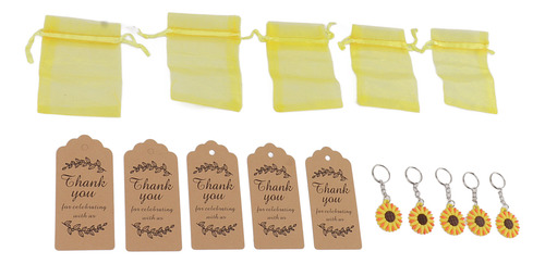 30 Juegos De Llaveros Sunflower Party Favors Para Regalos De
