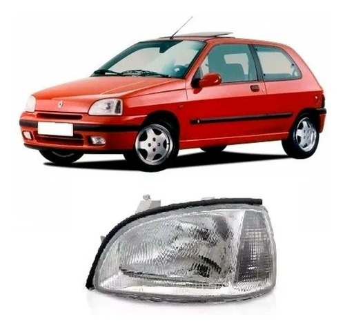 Farol Renault Clio 1996 1997 1998 1999 Novo