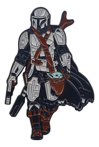 Pin / Broche Metálico Star Wars Película Personajes Din Djarin / Grogu A Star Wars