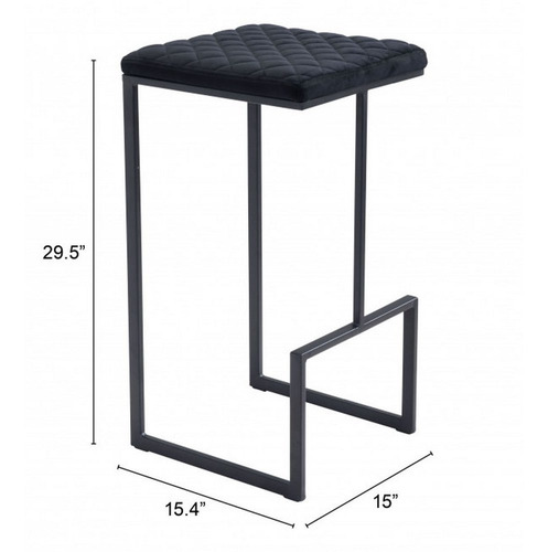 Banco Para Bar Element Negro Këssa Muebles