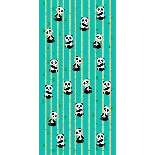 Toalla De Playa De Terciopelo Brasileño Panda 30x60 Pu...