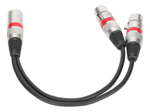 Cabo Jorindo Jd6067 0,3 M Xlr Macho Para Duplo Xlr Fêmea Tip