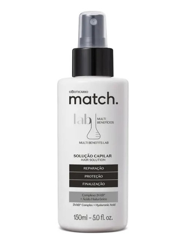 Match - Lab Multibenefícios - Spray Capilar