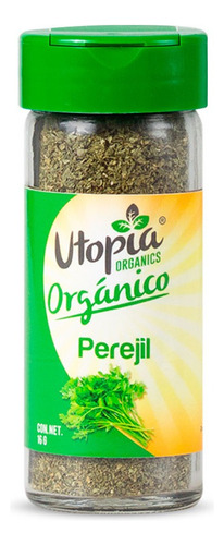 Perejil Utopia Orgánico Frasco de Vidrio 16g