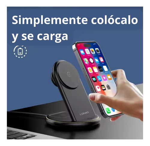 Cargador Inalambrico Celular Smartwtch AirPods 15w