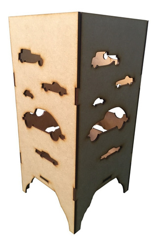 Velador Fibrofacil Mdf Calado Láser. Excelente Terminación